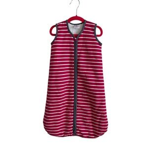 Hanna Andersson Red Sleep Sack Pajamas with Zipper